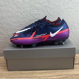 Nike Phantom GT2 Elite DF FG College Navy Purple Men’s Sz 7.5 Women’s Sz 9